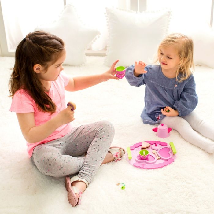 Wooden Afternoon Tea Set
