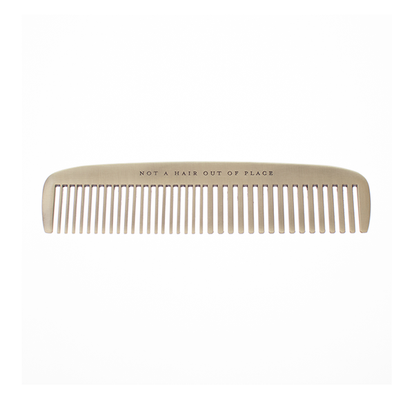 Brass Comb | 'Not a Hair Out of Place'