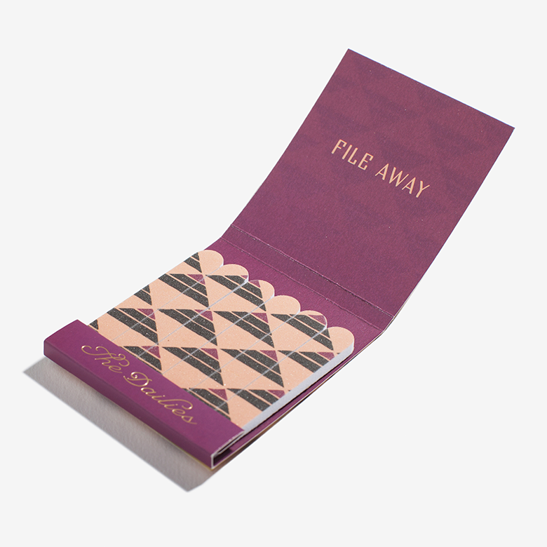 Matchbook Nail File | Lavandula