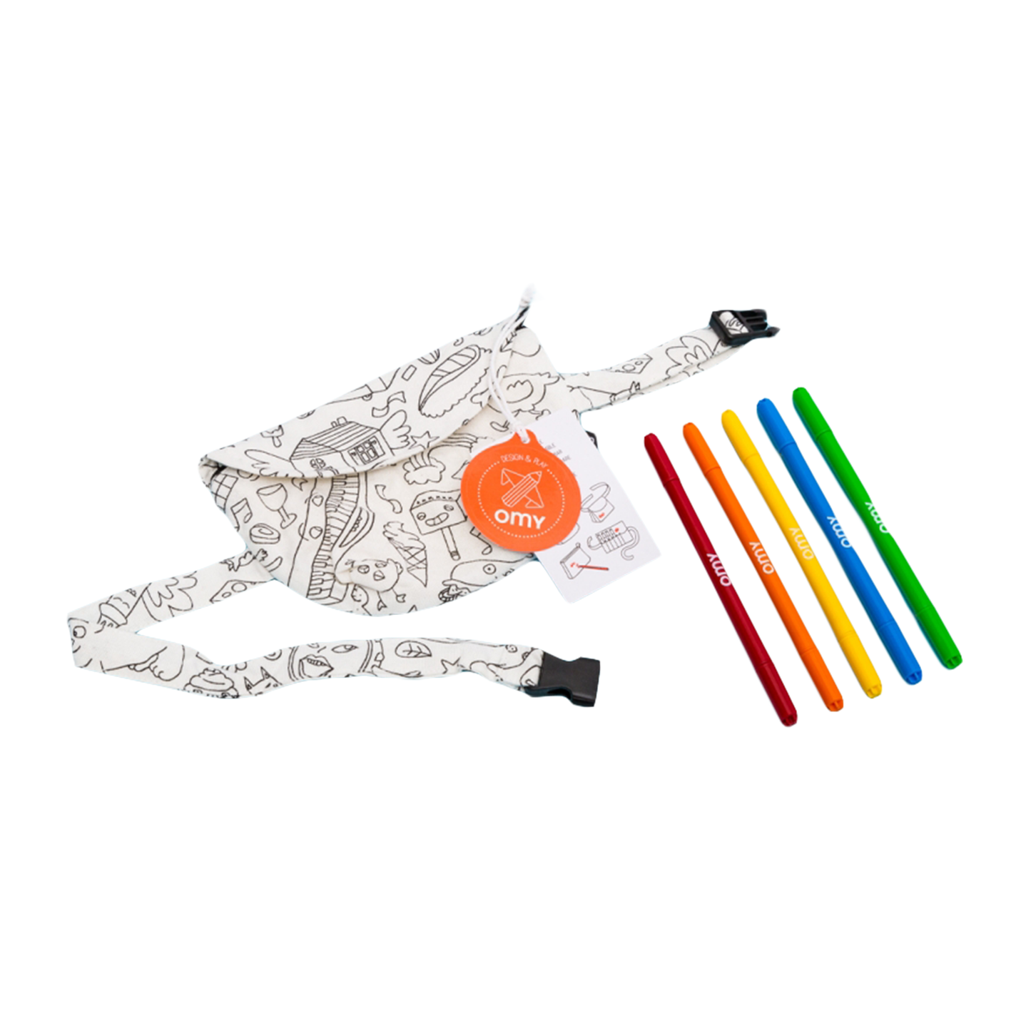 OMY France ~ Bum Bag Colouring Kit