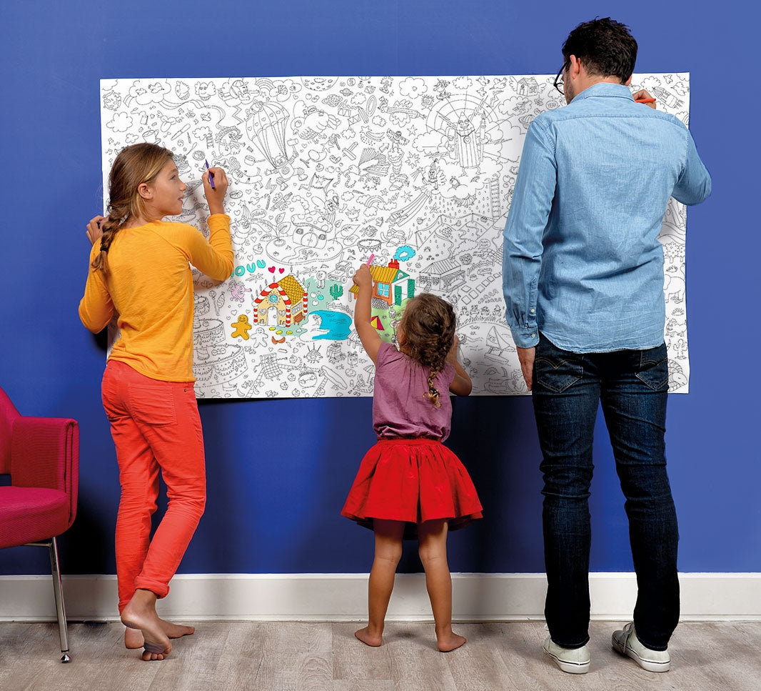 OMY France ~ Giant Colouring Roll XXL | Fantastic