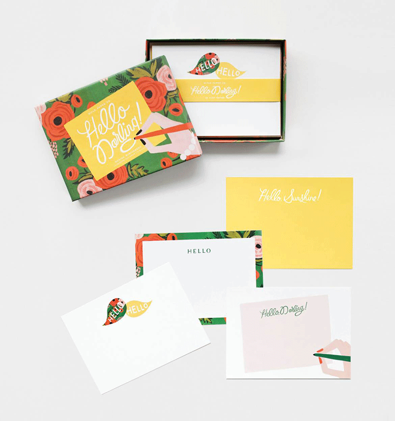 Hello Darling Stationery Set