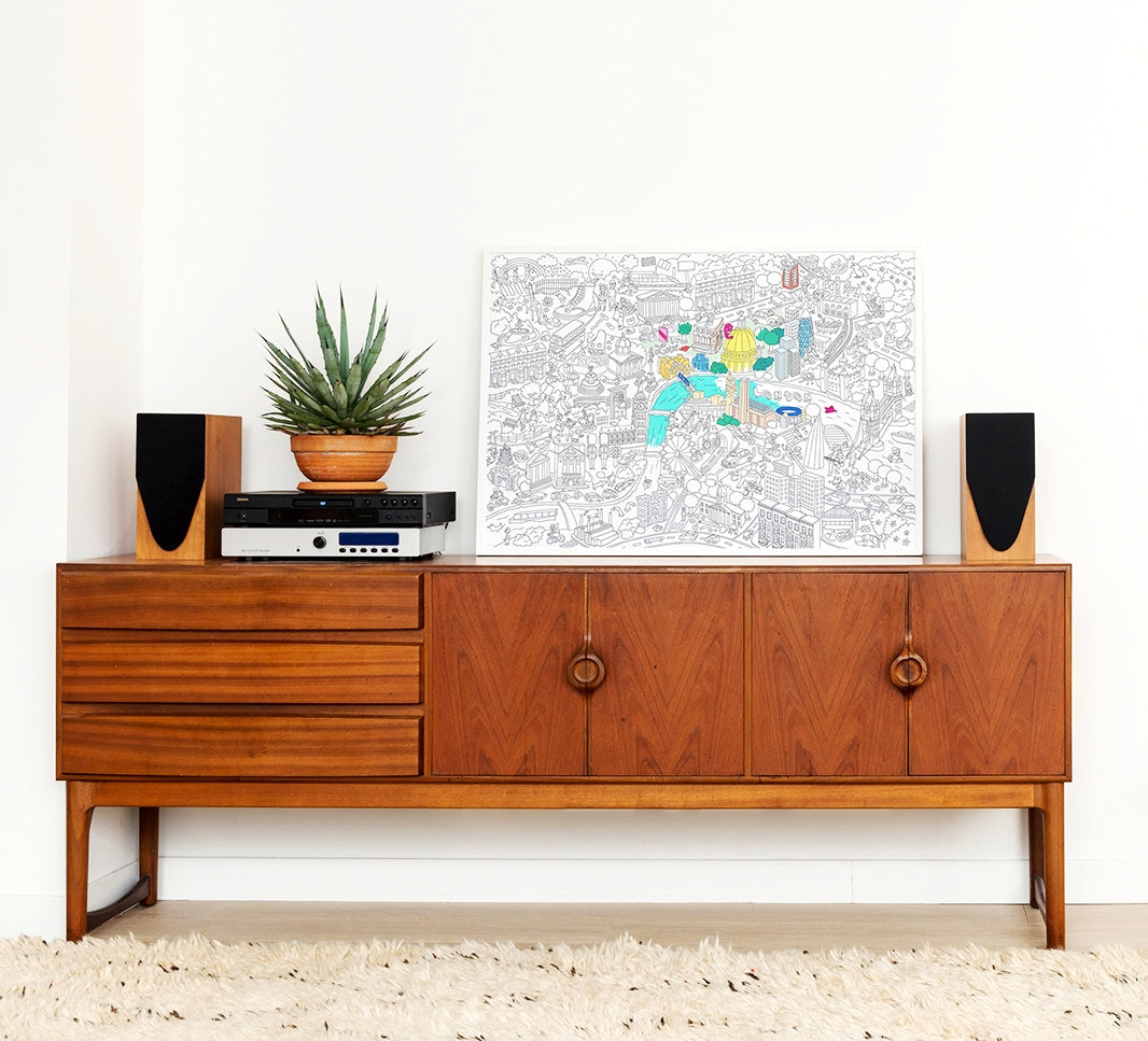 OMY France ~ Giant Colouring Poster | Music