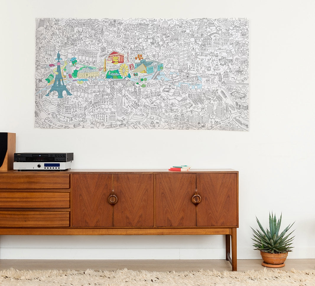 OMY France ~ Giant Colouring Roll XXL | Paris