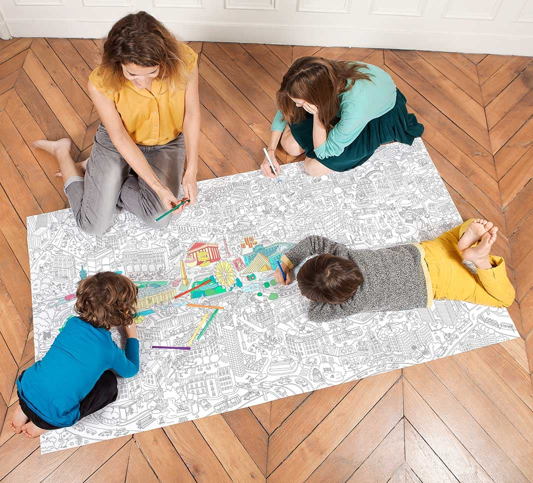 OMY France ~ Giant Colouring Roll XXL | Paris