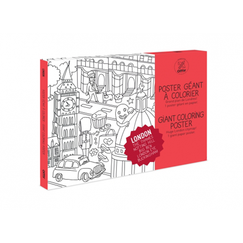 OMY France ~ Giant Colouring Poster | London