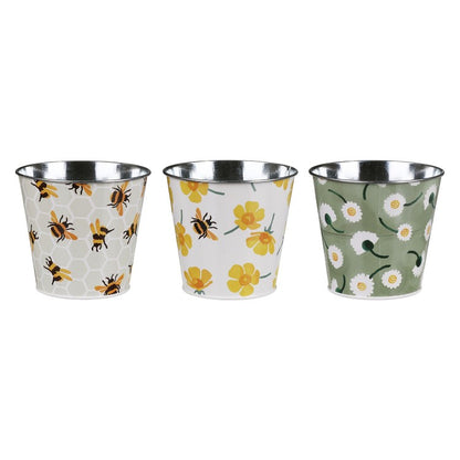 Set of 3 Round Tin Pots by Emma Bridgewater