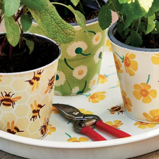 Set of 3 Round Tin Pots by Emma Bridgewater