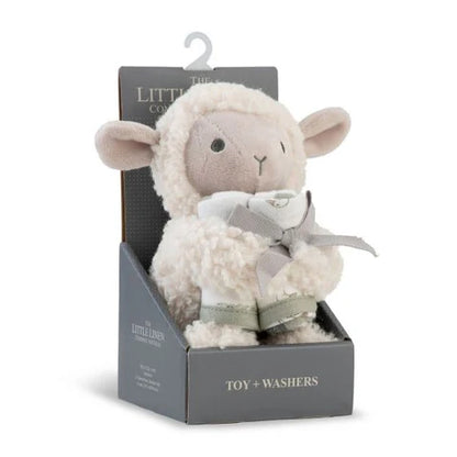 Lamb Plushie & Wash Cloth Set