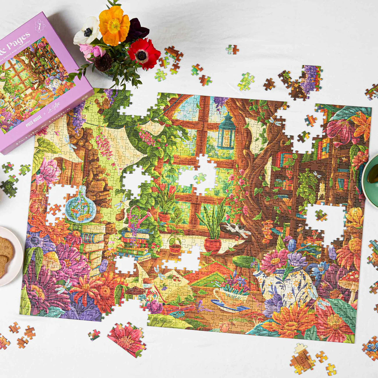Petals & Pages | 1000 Piece Puzzle