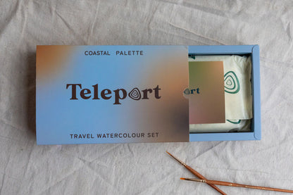 Teleport Travel Watercolour Set | Coastal Palette