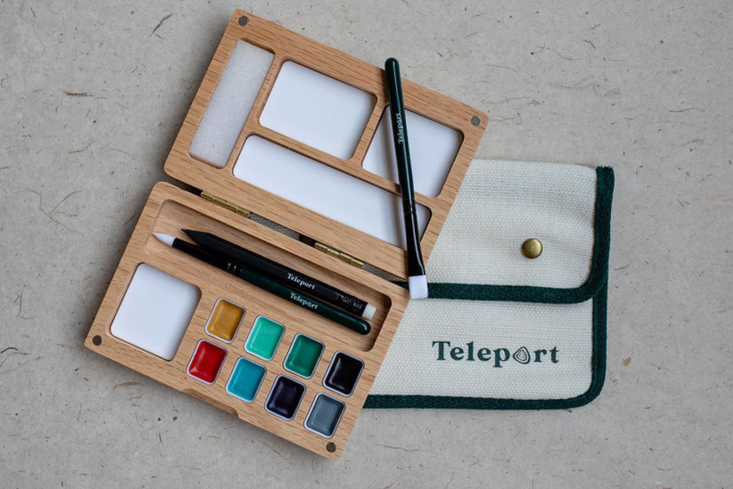 Teleport Travel Watercolour Set | Coastal Palette