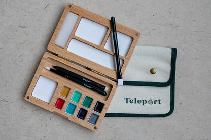 Teleport Travel Watercolour Set | Coastal Palette