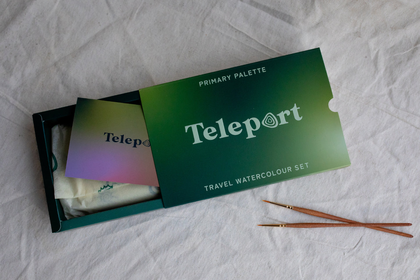 Teleport Travel Watercolour Set | Primary Palette
