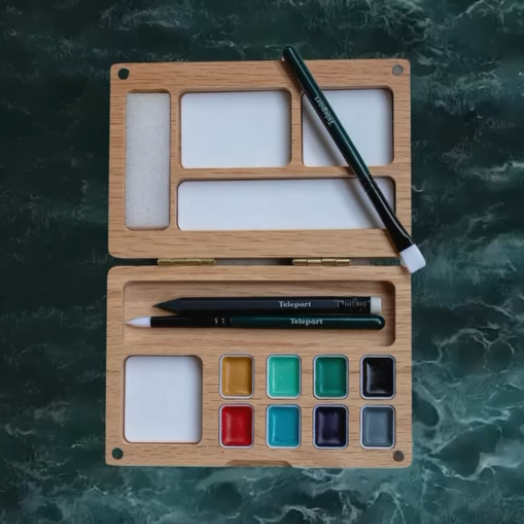 Teleport Travel Watercolour Set | Coastal Palette
