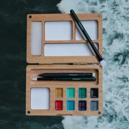 Teleport Travel Watercolour Set | Coastal Palette