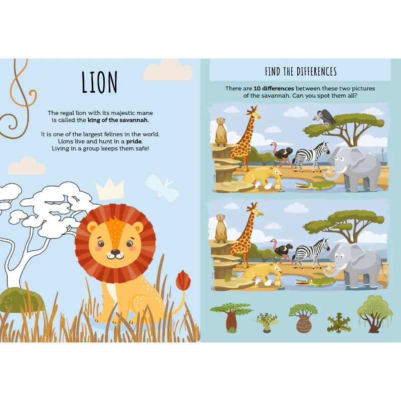 Activity & Sticker Book | The Savannah