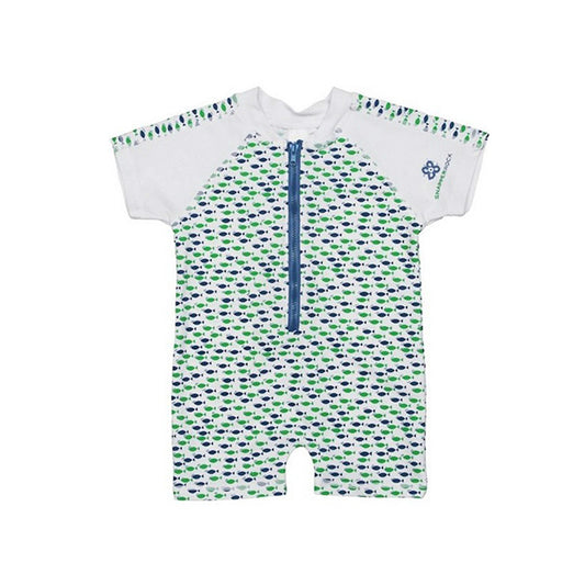 Sunsuit | Marine Blue Fish