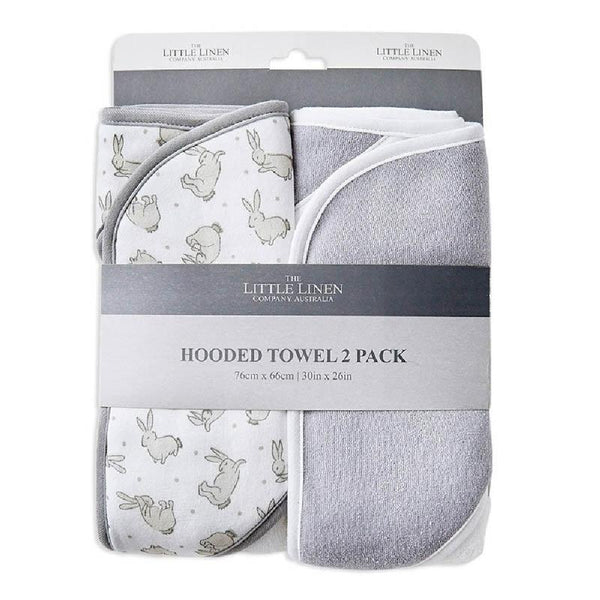Bunny Hooded Towels | Set of 2