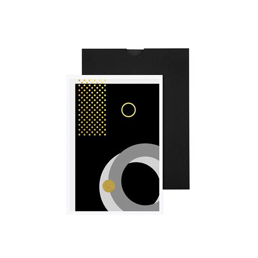 Gold Foiled Geo /// Card