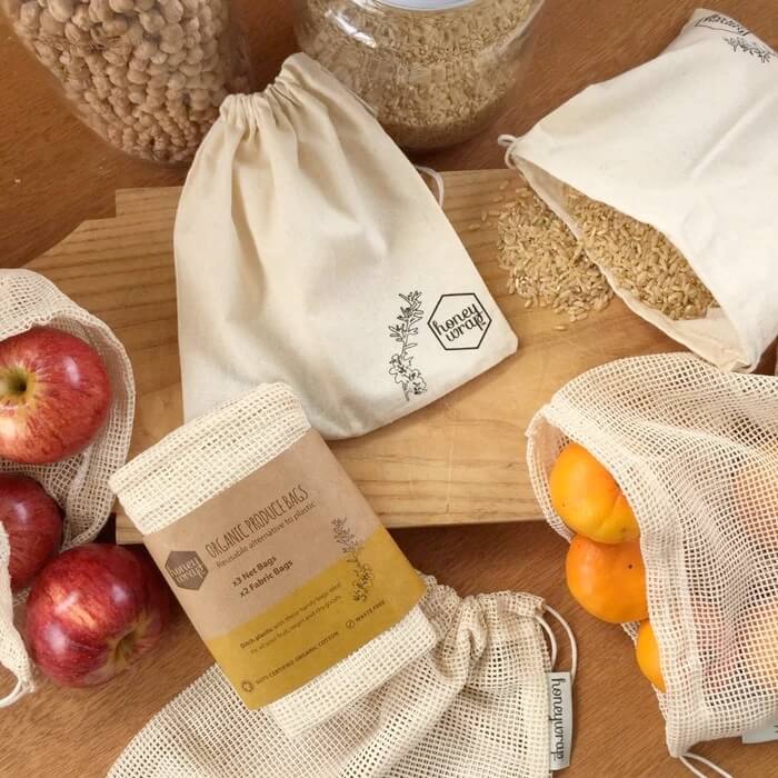 Organic Produce & Bulk Bin Bags | 5 Pack