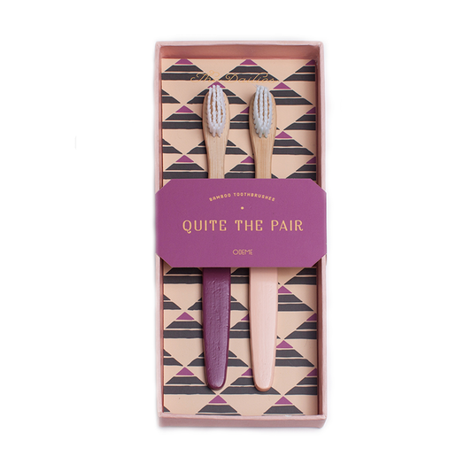 Bamboo Toothbrush Set |  Lavandula