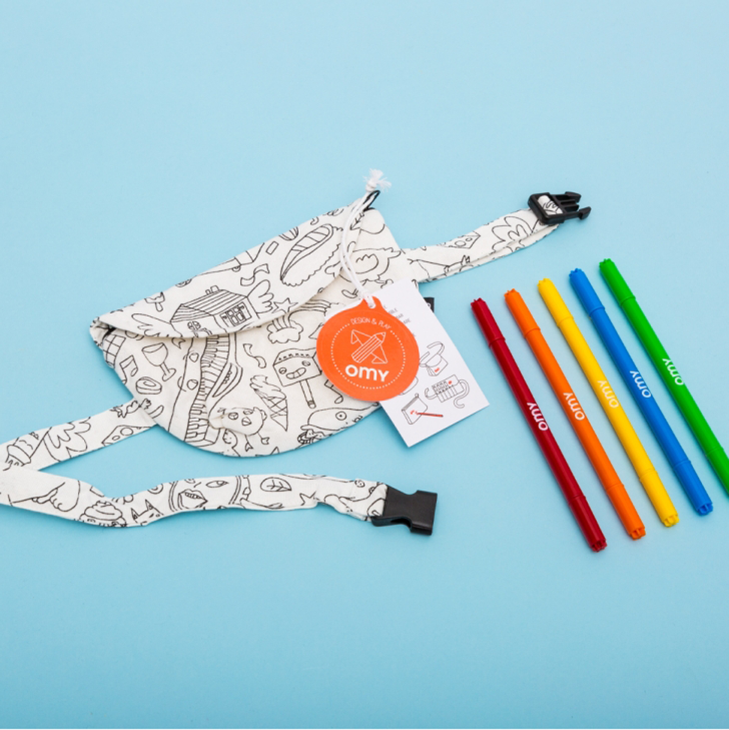 OMY France ~ Bum Bag Colouring Kit