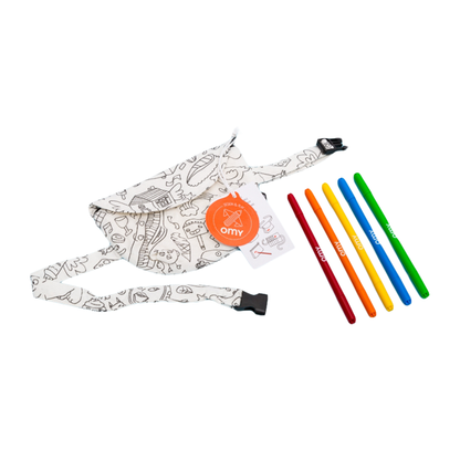 OMY France ~ Bum Bag Colouring Kit