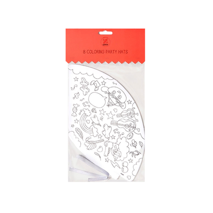 OMY France ~ Colouring In Party Hats | 8