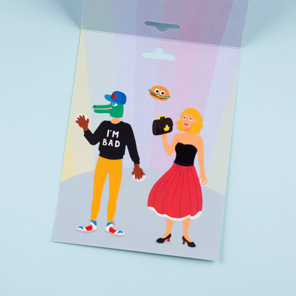 OMY France ~ Reusable Fashion Stickers