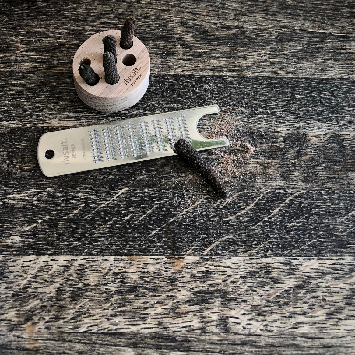 Rivsalt Pepper & Grater Set