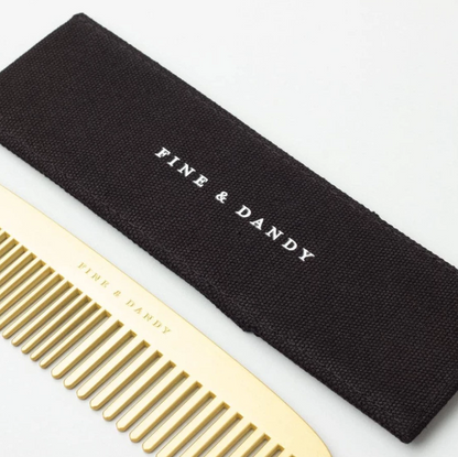 Brass Comb | 'Fine & Dandy'