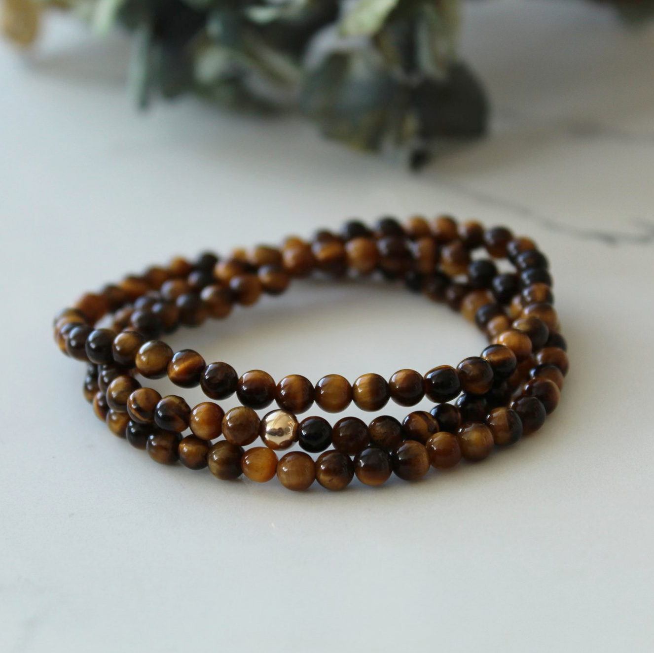 Tiger's Eye Wrap Bracelet
