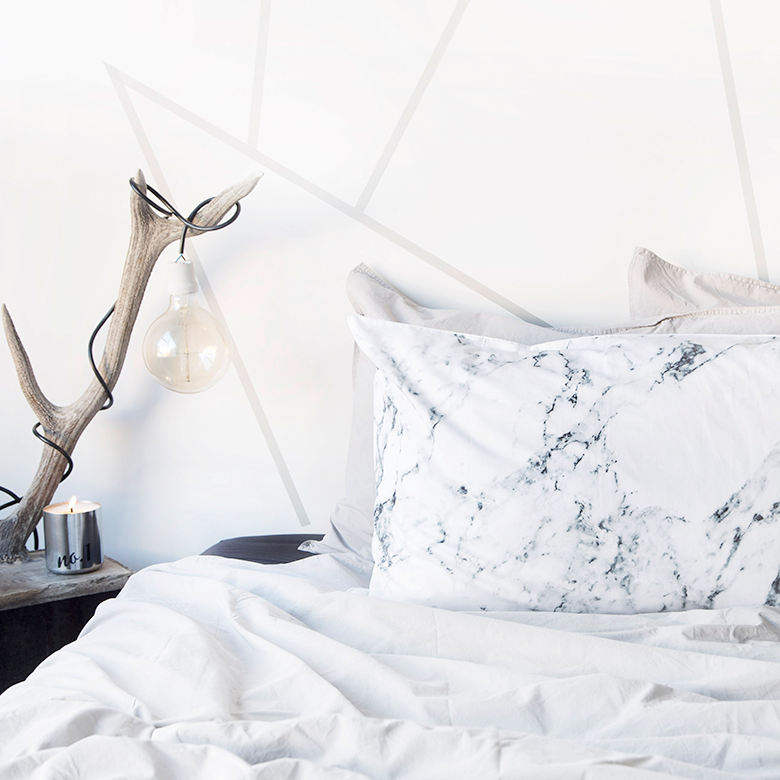 Pillowcase | White Marble