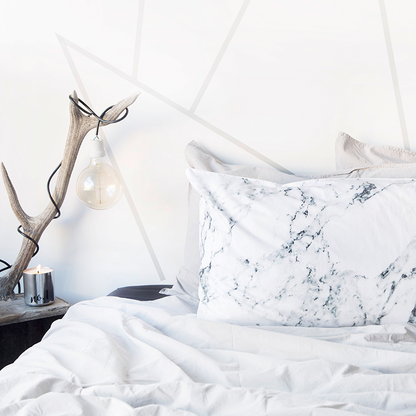 Pillowcase | White Marble