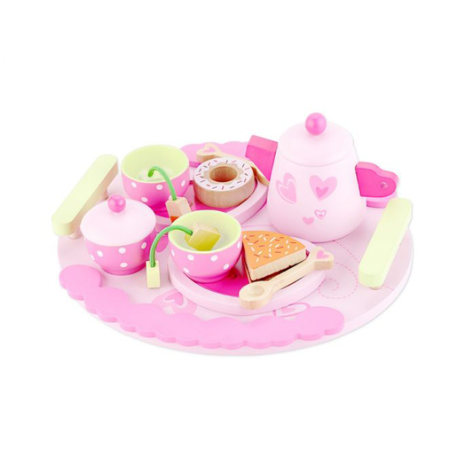 Wooden Afternoon Tea Set