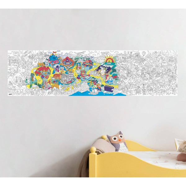 OMY France ~ Giant Panoramic Colouring Poster | History