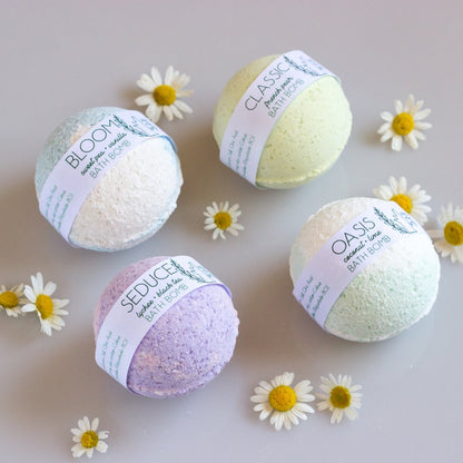 Bath Bomb | Heart ~ Raspberry + Vanilla