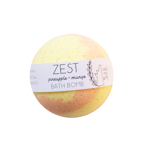 Bath Bomb | Zest ~ Pineapple + Mango