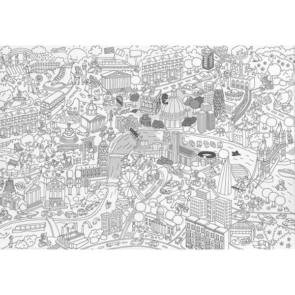 OMY France ~ Giant Colouring Poster | London